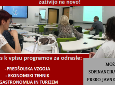 Simbolična fotografija za članek z naslovom: Vpis v programe izobraževanja odraslih