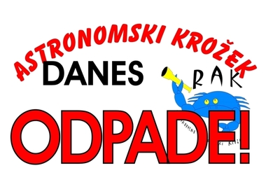 Simbolična fotografija za članek z naslovom: Astronomski krožek danes ODPADE