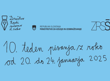 Simbolična fotografija za članek z naslovom: Teden pisanja z roko. 