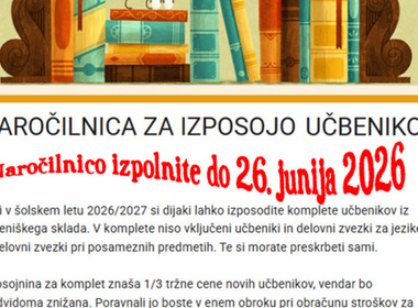 Simbolična naslovna fotografija za novico z naslovom: Učbeniški sklad
