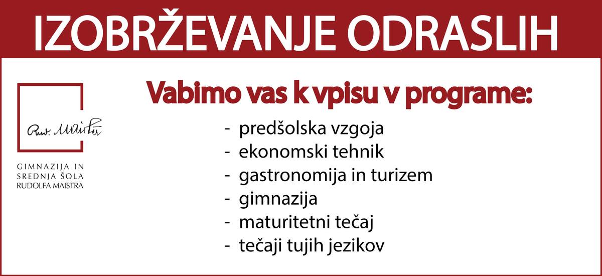 Vpis v izobraževanje odraslih
