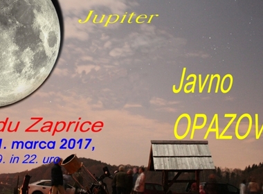 Simbolična fotografija za članek z naslovom: Javno astronomsko opazovanje na Zapricah
